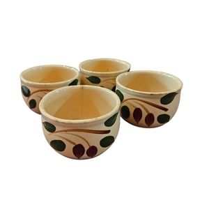 Vintage Watt Apple Pattern American Pottery